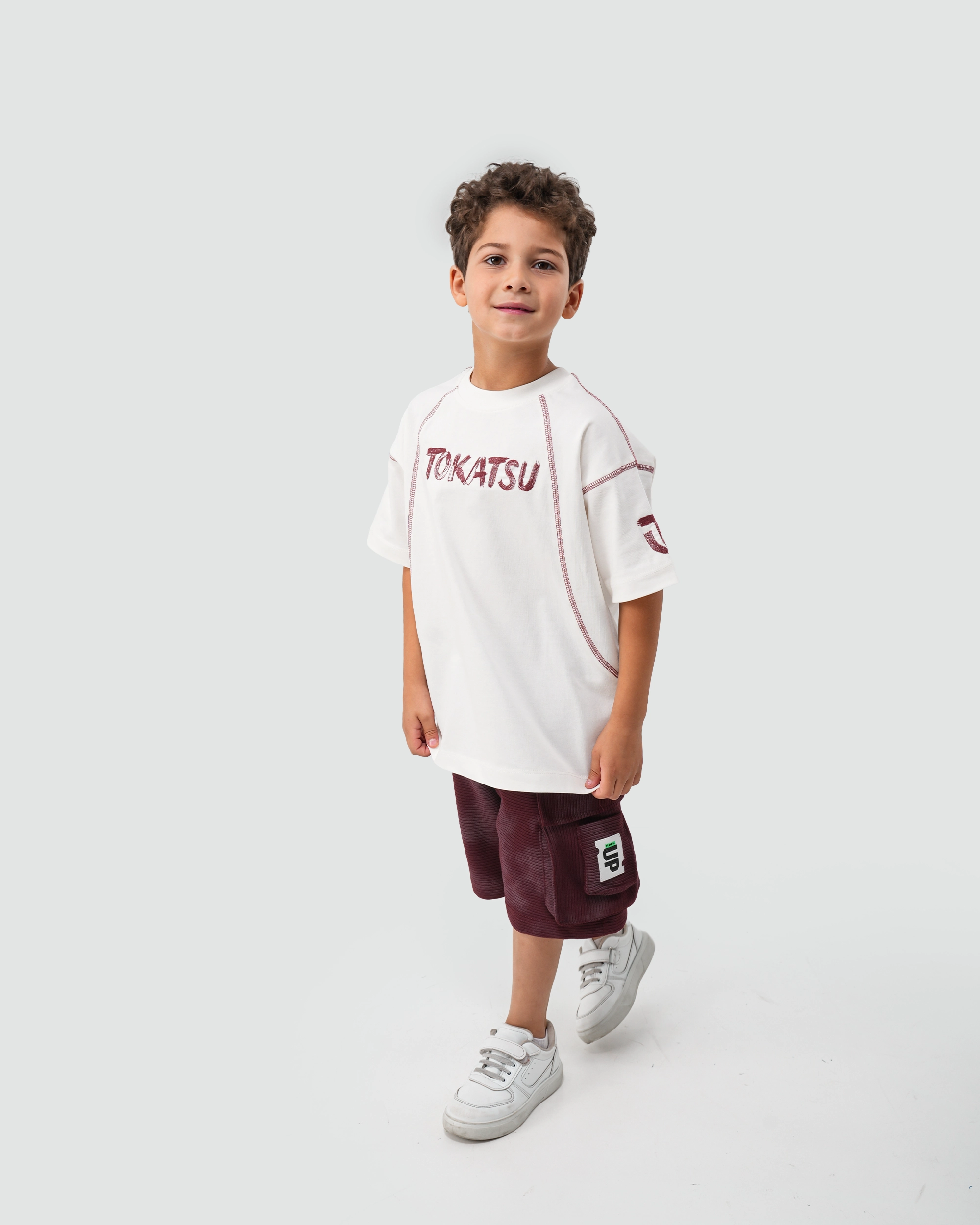 TOKATSU Grey Embroidered